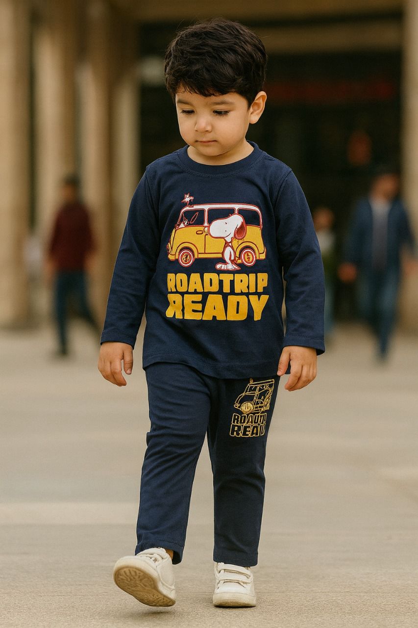 KIDS ROADTRIP PRINTED TRACKSUIT