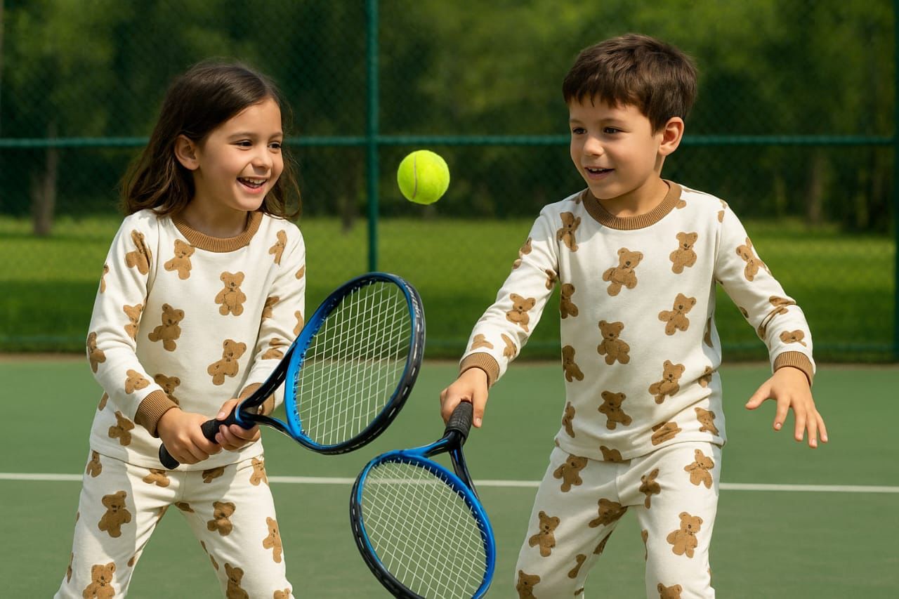 KIDS ALLOVER PRINTED TRACKSUIT