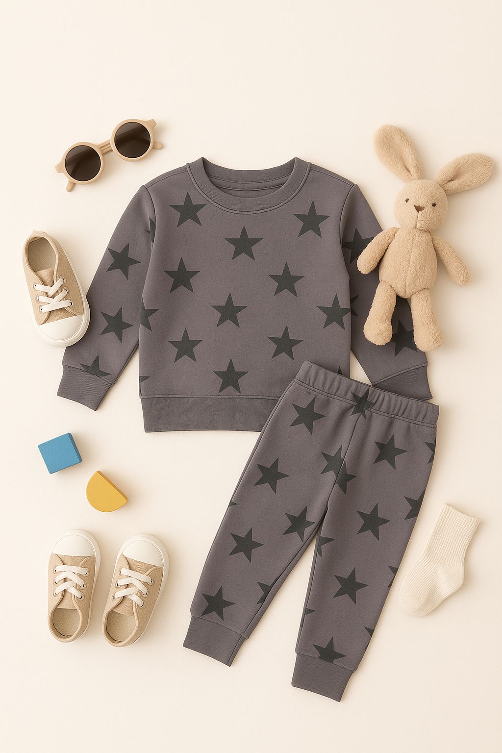 Grey Star Warm Wear Set”