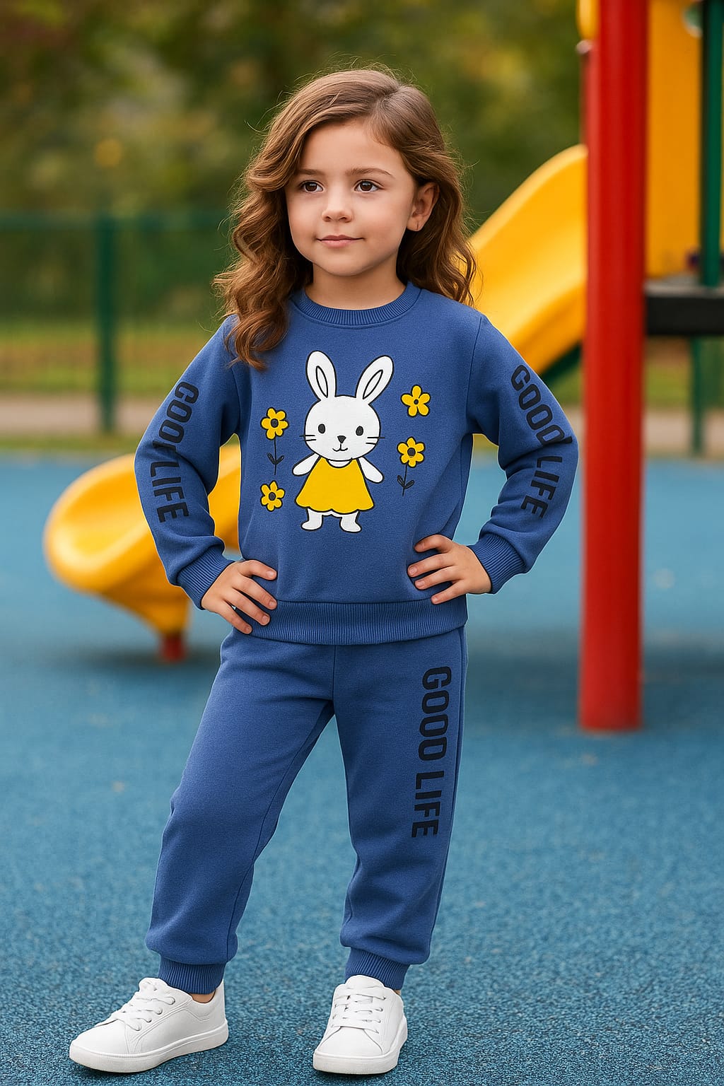 Blue Bunny Warm Tracksuit”